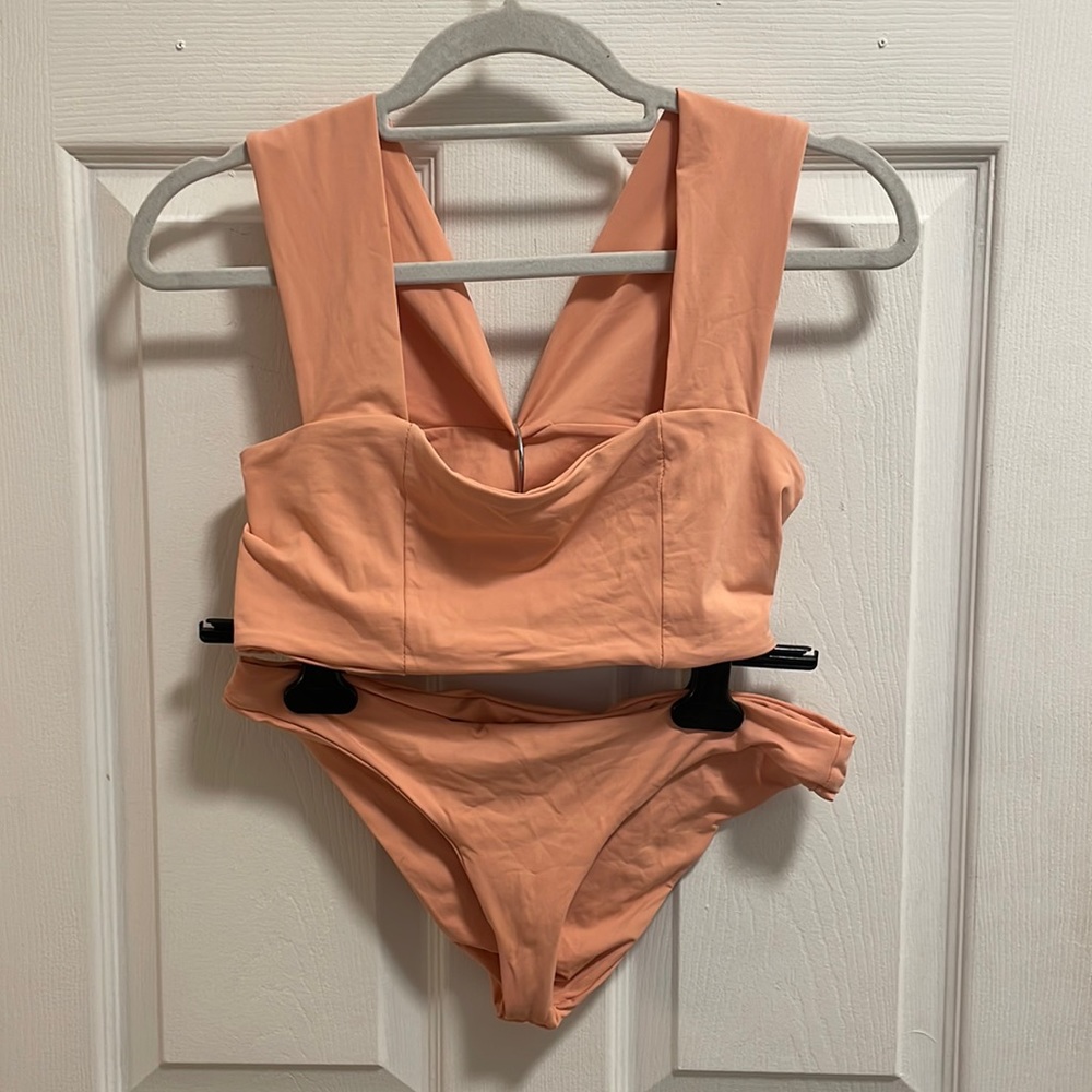 L*Space Parker Bikini Top & Bottoms in Tangy